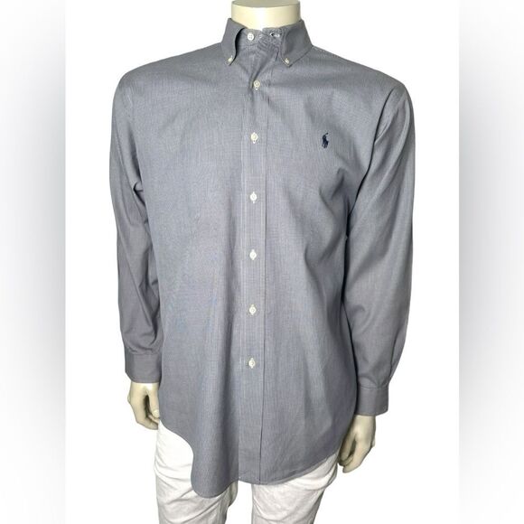 NWOT Ralph Lauren Yarmouth Pinpoint Long Sleeved Oxford Size 16”/ 34/35 - Picture 5 of 8